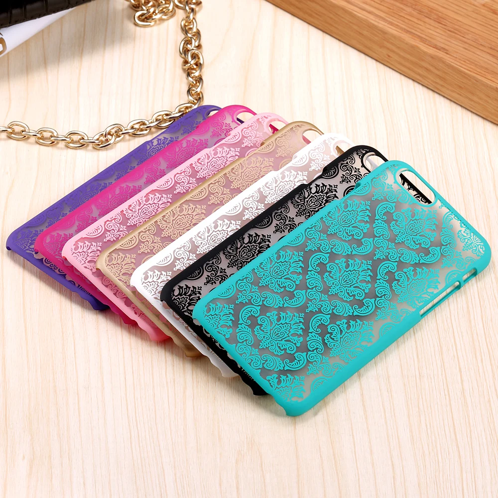 KISSCASE 3D роскошный чехол с цветочным узором для iPhone 5 S SE 6s 6 7 8 Plus X Жесткий