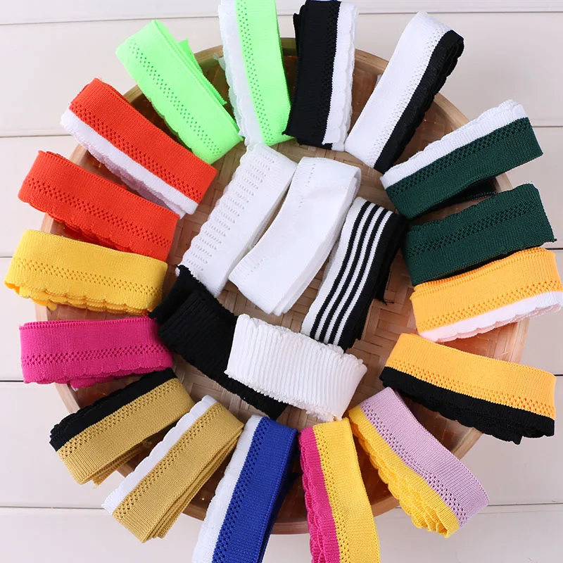 DIY Вязание смешанные манжеты вязание нить декольте для подол украшение ручной