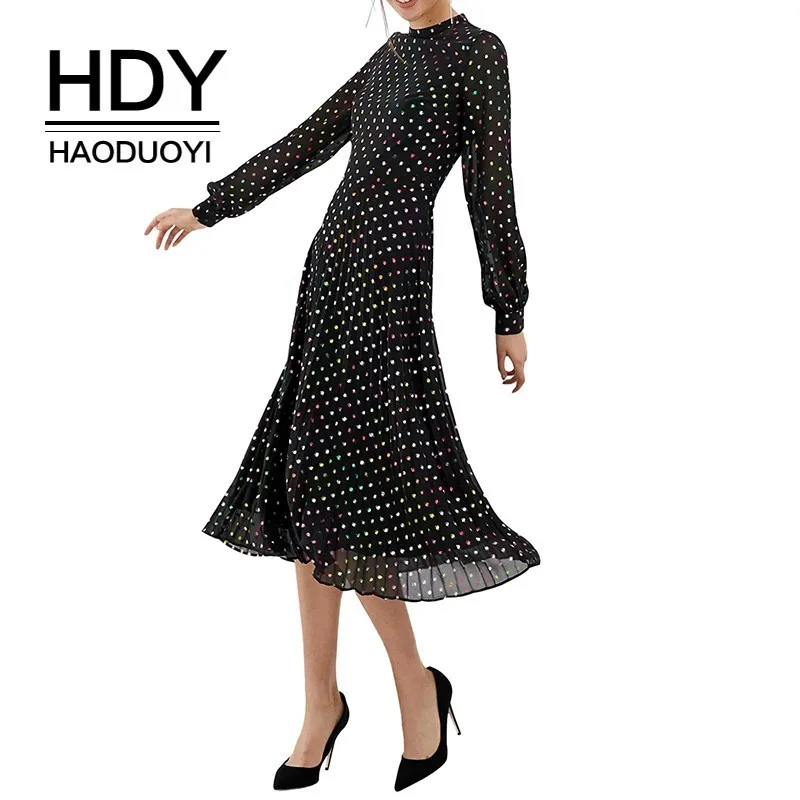 Платье для девочек HDY Haoduoyi модное летнее гофрированное платье до середины голени