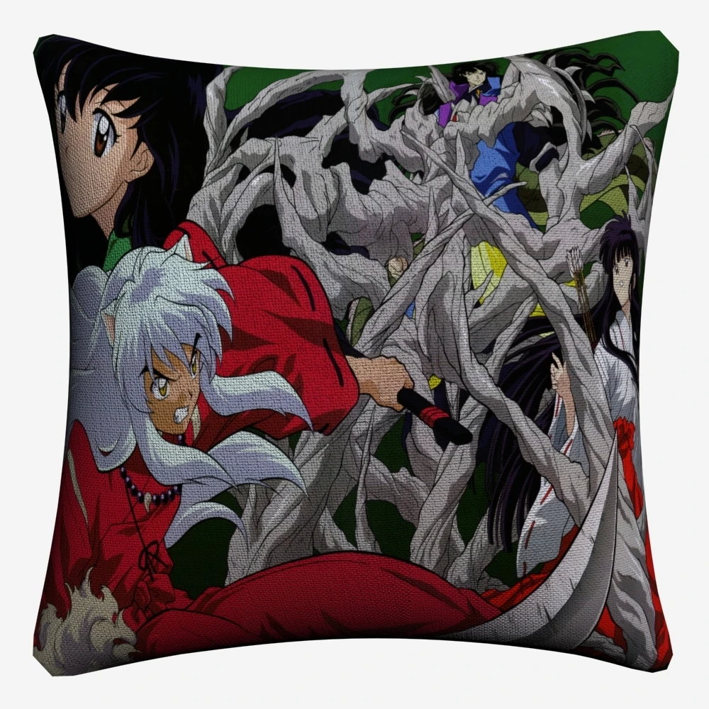 Классические Декоративные наволочки Inuyasha Kagome в стиле аниме для дивана домашний