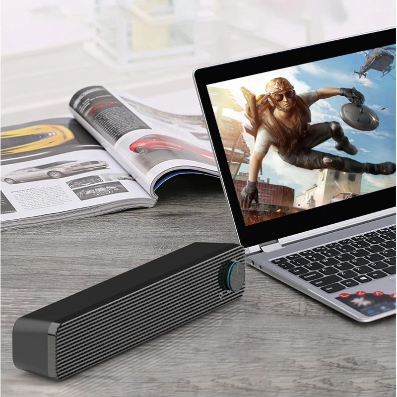 Компьютер аудио Настольный Ноутбук домашний динамик мобильный телефон длинный