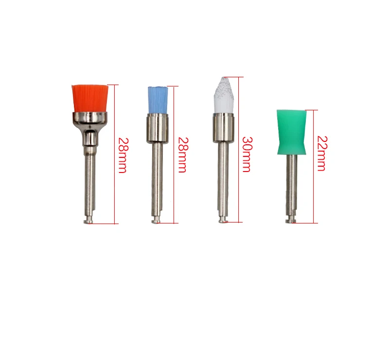 100 шт./компл. зубная щетка для полировки полировальная профи резиновая чашка
