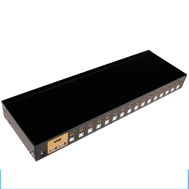 16 портов HD переключатель автоматический USB KVM клавиатуры мыши full 1080P ИК пульт