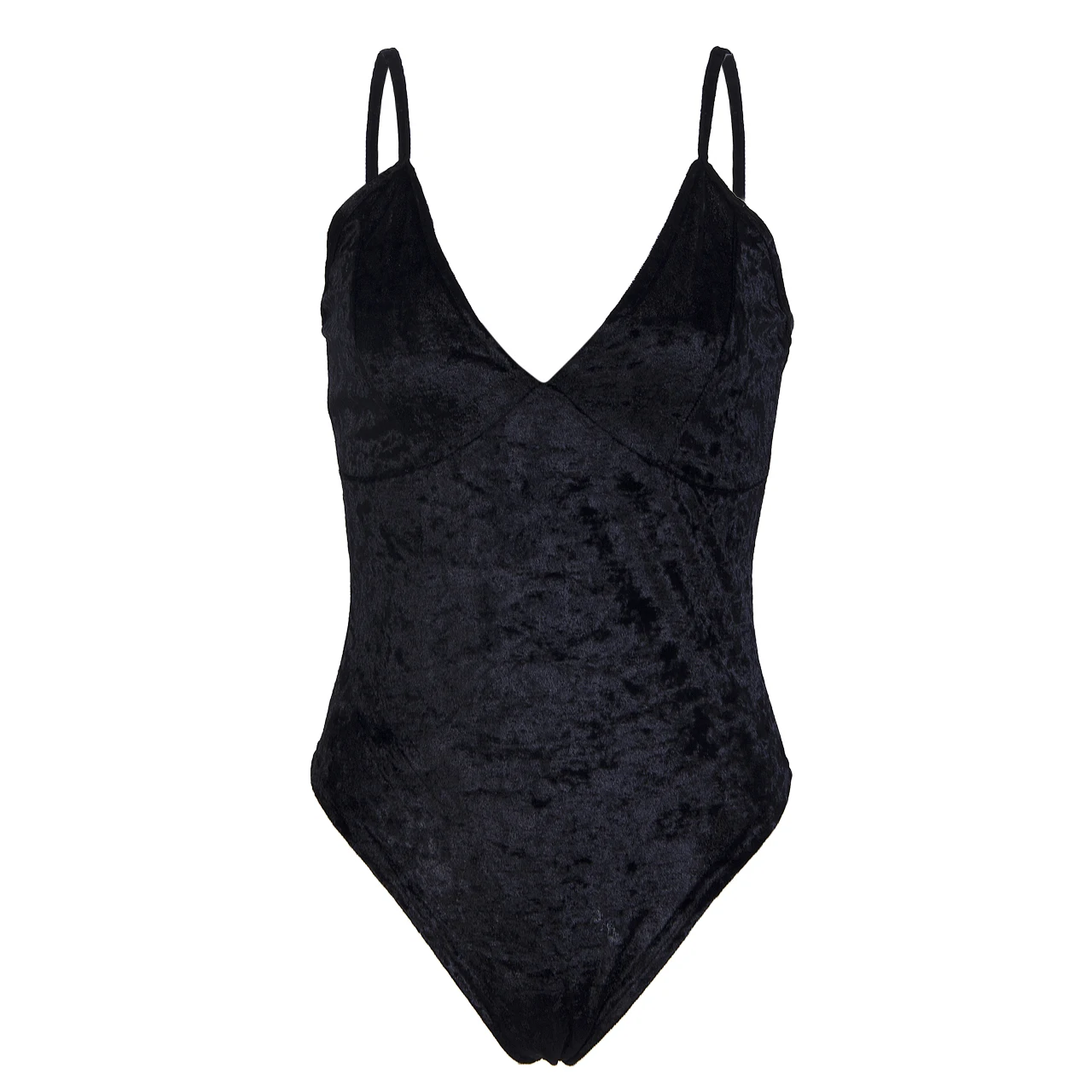 

Fashion Sexy Womens Solid V Neck Crushed Slim Velvet Bodysuit Leotard Ladies Vest Tops Jumpsuit