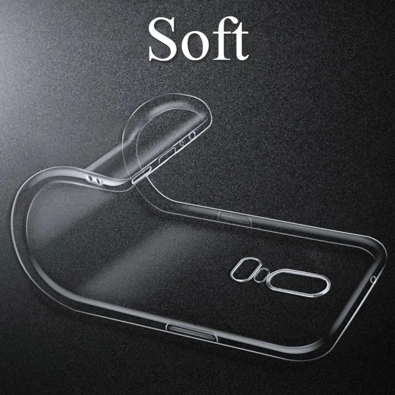HD Transparent TPU Phone Back Cover Coque Skin Case for OnePlus 5T 3T Ultra Thin Crystal Silicon Oneplus 6T 6 5 3 |