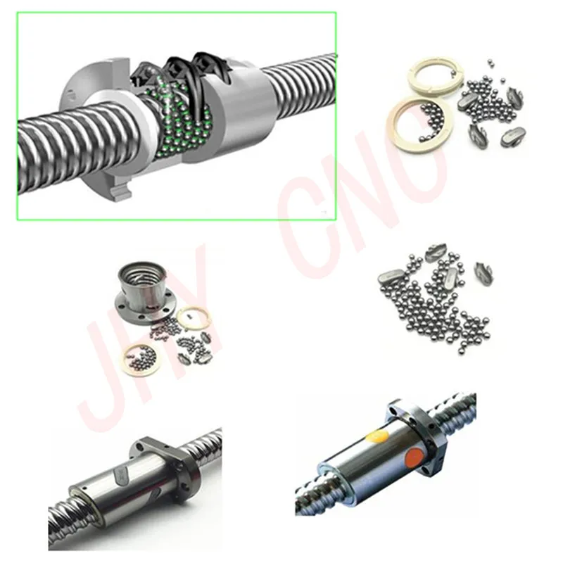 3 анти люфт 20 мм шариковый винт RM2005 353/653/853mm C7 + BK/BF15 подшипник CNC набор|ballscrew 20mm|ballscrew