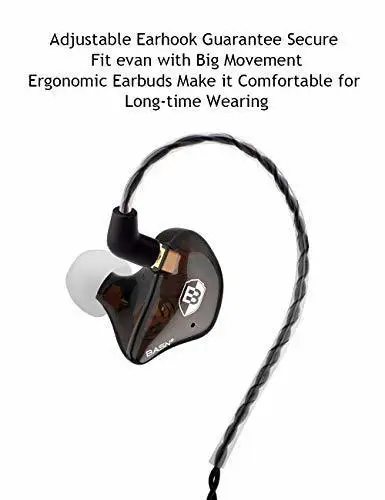 BASN BsingerBC100 Singer Earhones MMCX съемный кабель шумоподавление в ухо монитор наушники VS SE215