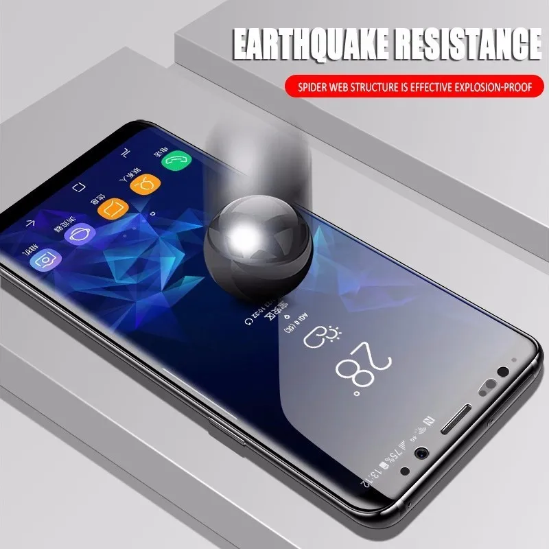 5D полное клеевое защитное закаленное стекло для экрана samsung galaxy j2 pro j4 j6 j7 j8 j3 a8 a6 plus