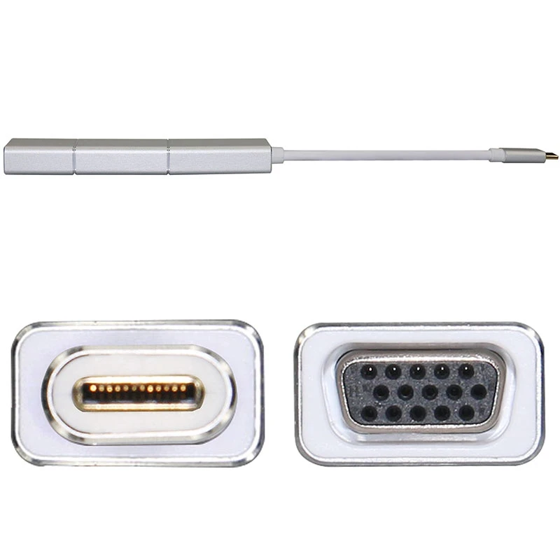 Адаптер Поддержка 4K мужчин и женщин Hdtv конвертер Кабель Vga Hdmi для Macbook Pro|Адаптеры