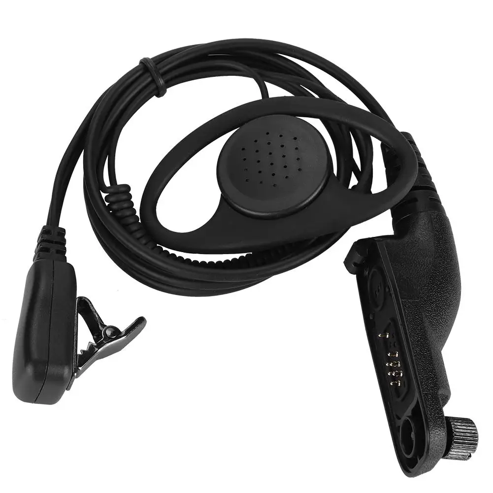 Держатель для наушников с петлей типа D PTT MIC Motorola Xpr 6300/6350/6550/6580/P8200 8268D|Запчасти и