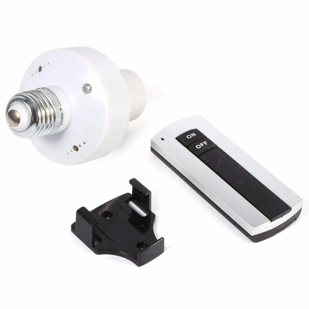 E27 Wireless Remote Control Light Lamp Holder Screw Bulb ON OFF Socket Switch 220V High Quality | Освещение