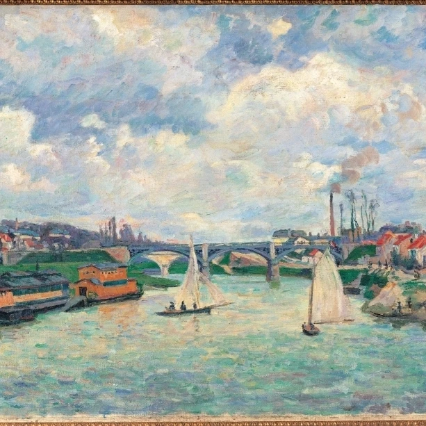 Печать плакатов The port At Charenton (36x24)|Таблички и знаки| |