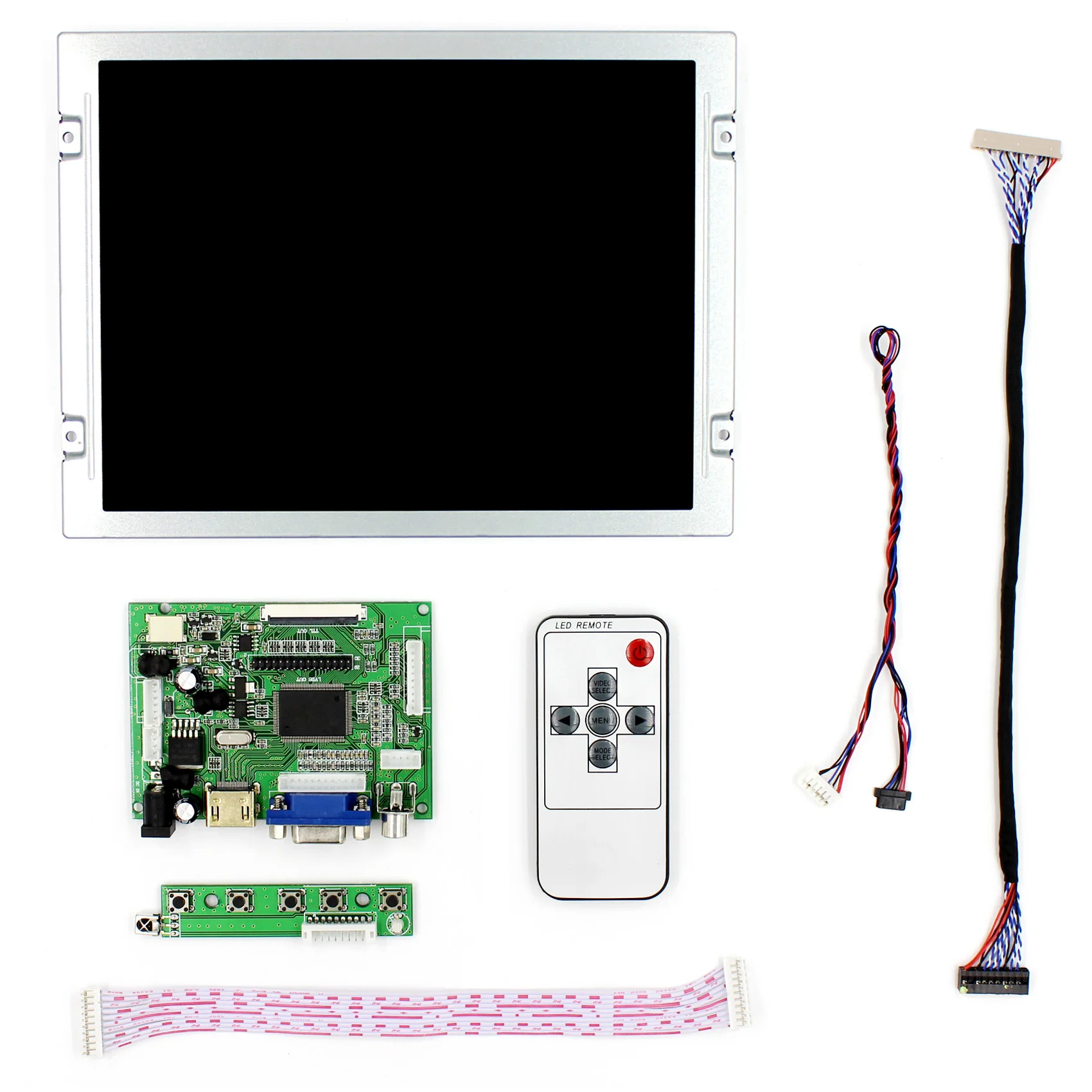 8 4 &quot8 дюймов ЖК-дисплей AA084SC01 с H DMI VGA + 2AV плата контроллера VS-TY2662-V1 | Электроника