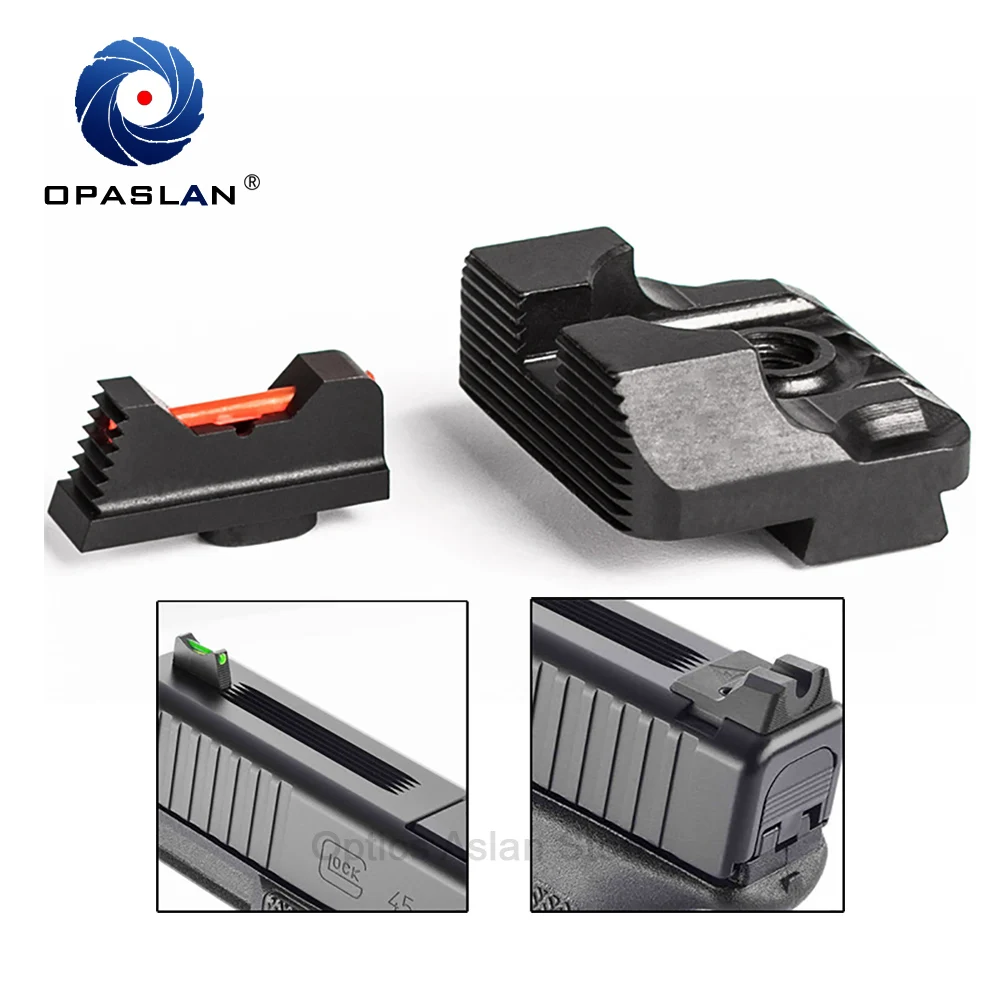 Glasvezel вид спереди/Achter Combat Glock Sight v3 Zwart voor Glock|Оптические прицелы| |