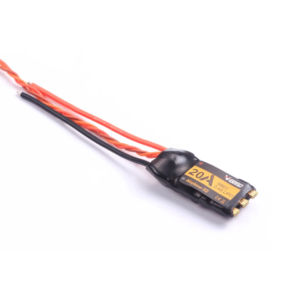 Новейший VGOOD 6A/12A/20A/40A/60A/80A/100A 2S 32 битный бесщеточный ESC с 1.5A SBEC для неподвижного