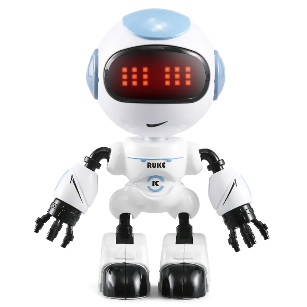 JJRC R8 Touch Sensing LED Eyes RC Robot Smart Voice DIY Body Gesture Model Remote Control Toy Interaction Function Robots |