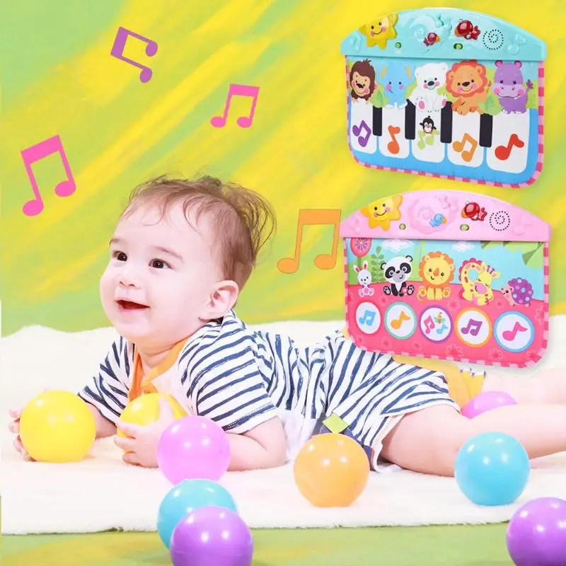 Baby Musical Toy Kids Fitness Frame Piano Keyboard Educational Toys Multi-function Pedal Crawling Blanket playmat | Игрушки и хобби