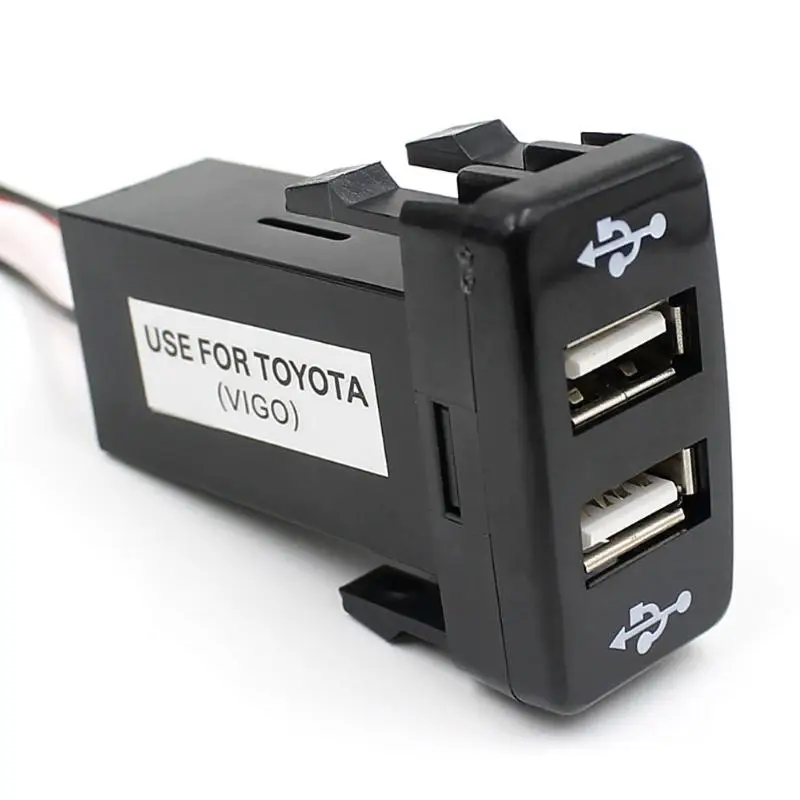 Светодиодная лампа 5V 2.1A быстрое зарядное устройство адаптер двойной USB