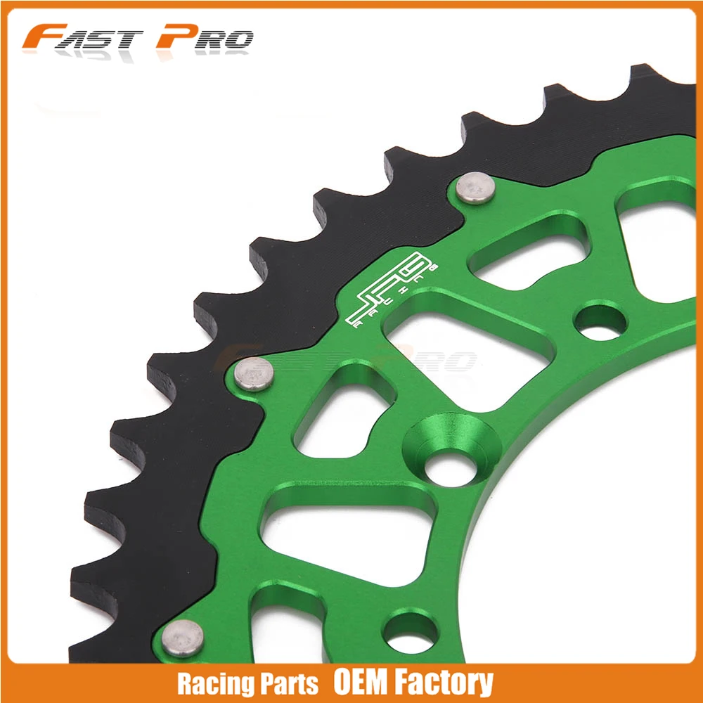 Задняя звездочка цепи для мотоцикла 49T CNC KAWASAKI KDX200 KDX250 KLX250 KLX300R KLX450R KX125 KX250 KX250F KX450F