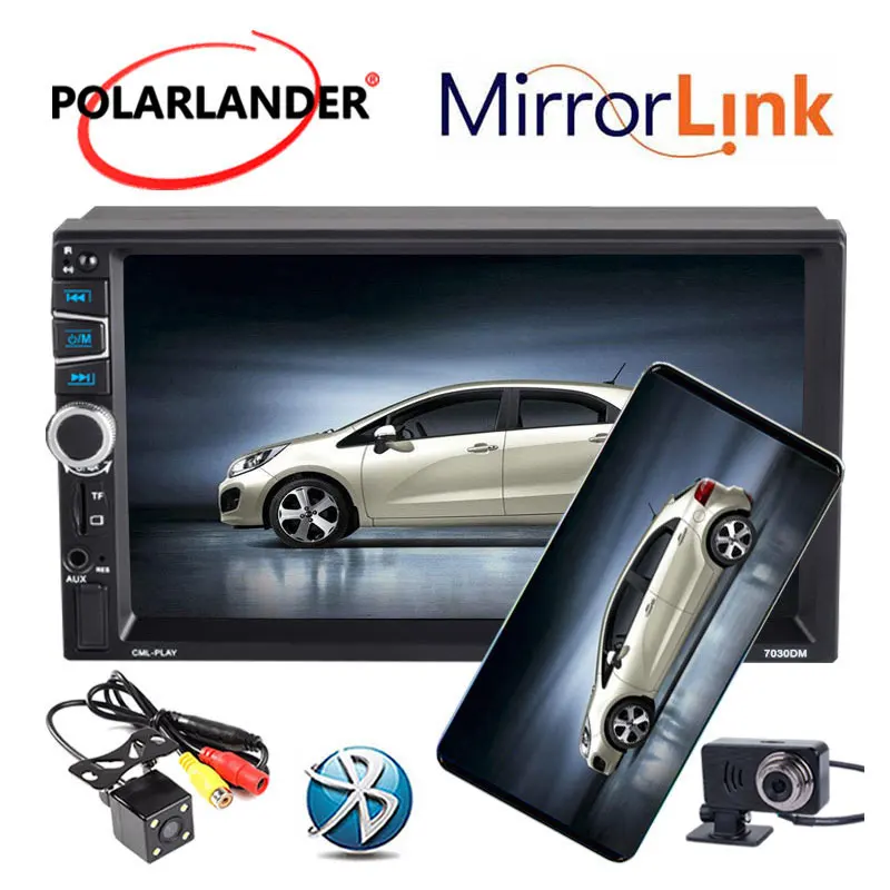 Автомагнитола 2 Din 7 &quotMp4/Mp5 зеркало задней камеры ссылка для Android DVR USB зарядное