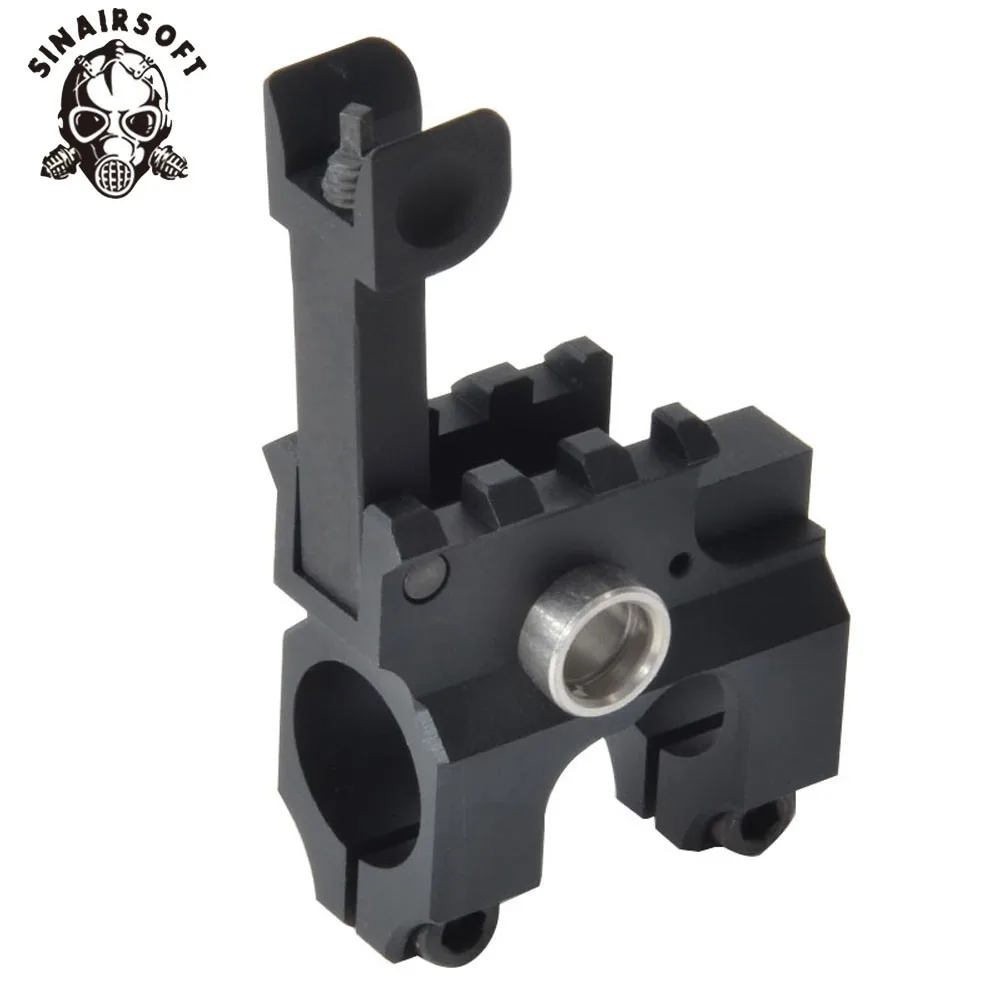 

SINAIRSOFT Тактический зажим с складным передним прицелом CNC алюминиевый станок для M4/M16 Airsoft аксессуары