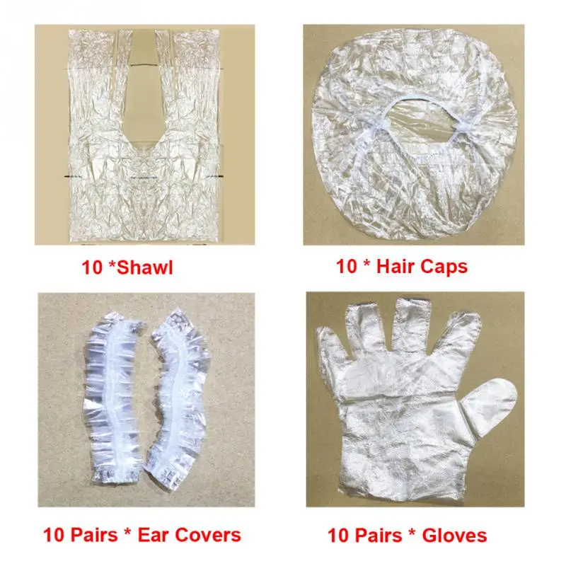 Цвет волос инструмент для укладки одноразовые парикмахерские фартук волосы