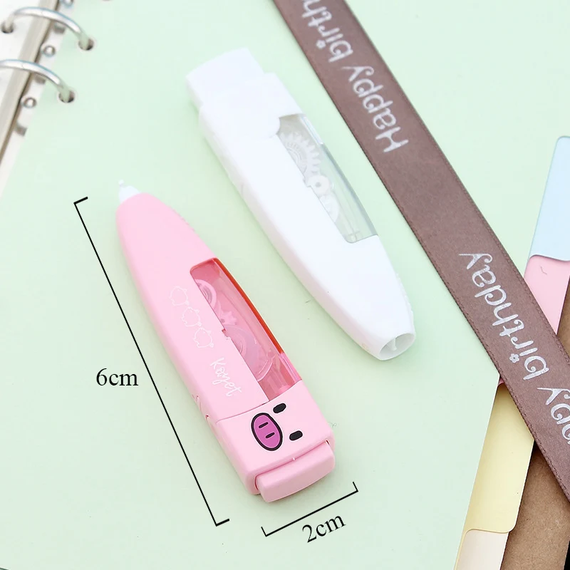 5 мм * 6 м мультфильм свинья пресс коррекция ленты Kawaii Животные школьный