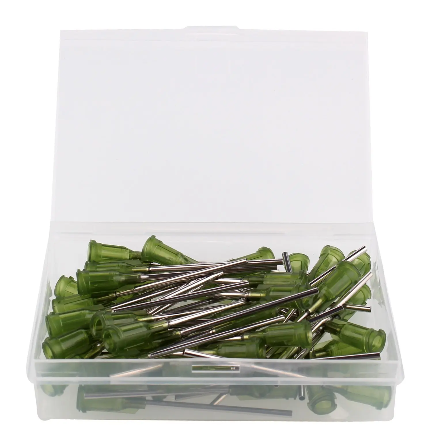 Industry Dispensing Needles, 14 ga x 1-1/2 Inch Length(38mm), Blunt Tip, Screw Interface, Pack of 100 pcs (14G)