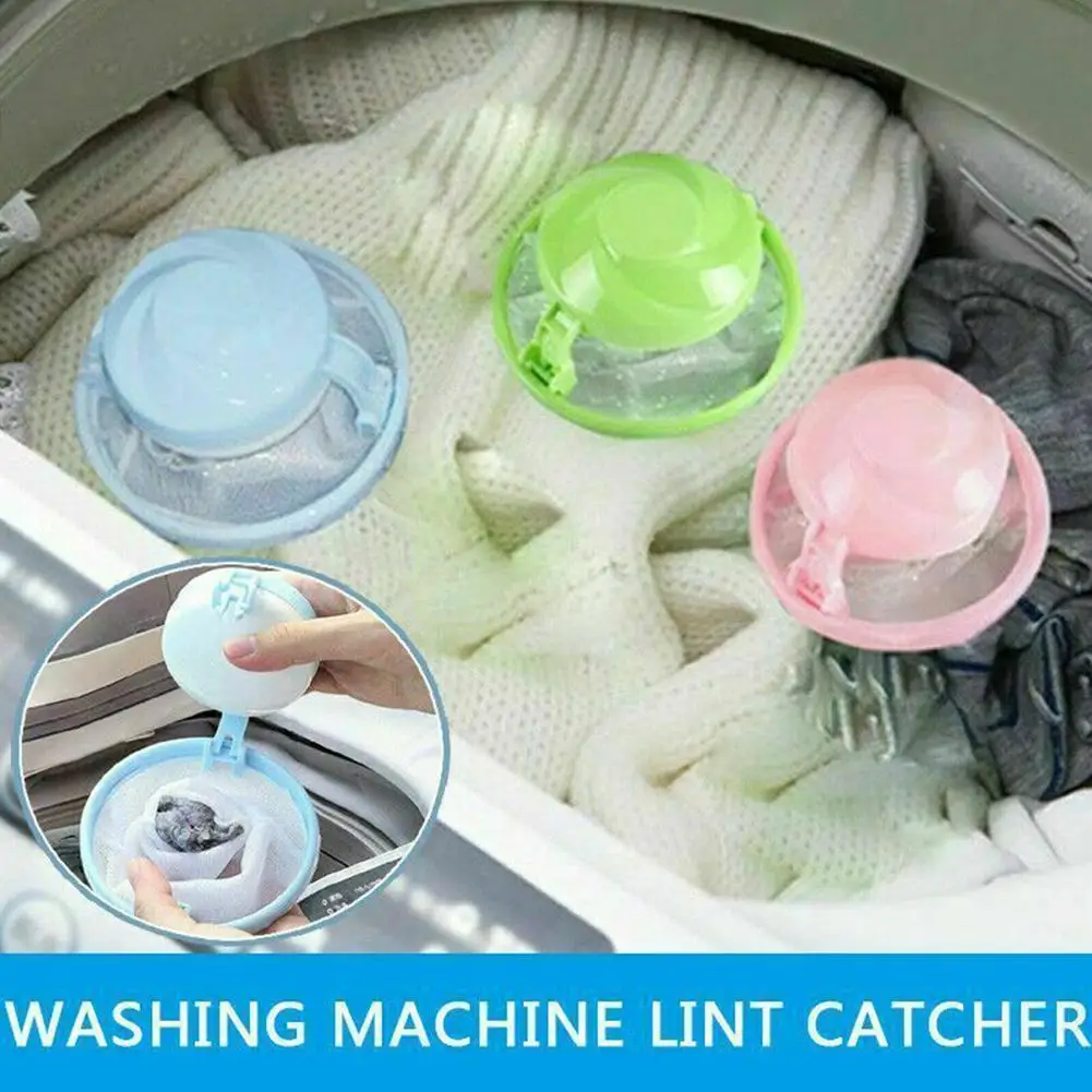 Adeeing Floating Lint & Pet средство для удаления волос стиральной машины|Шарики и диски