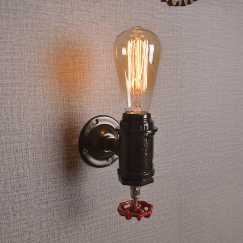 E27 Эдисон Ретро Винтаж водопровод крыльцо настенный светильник бра держатель