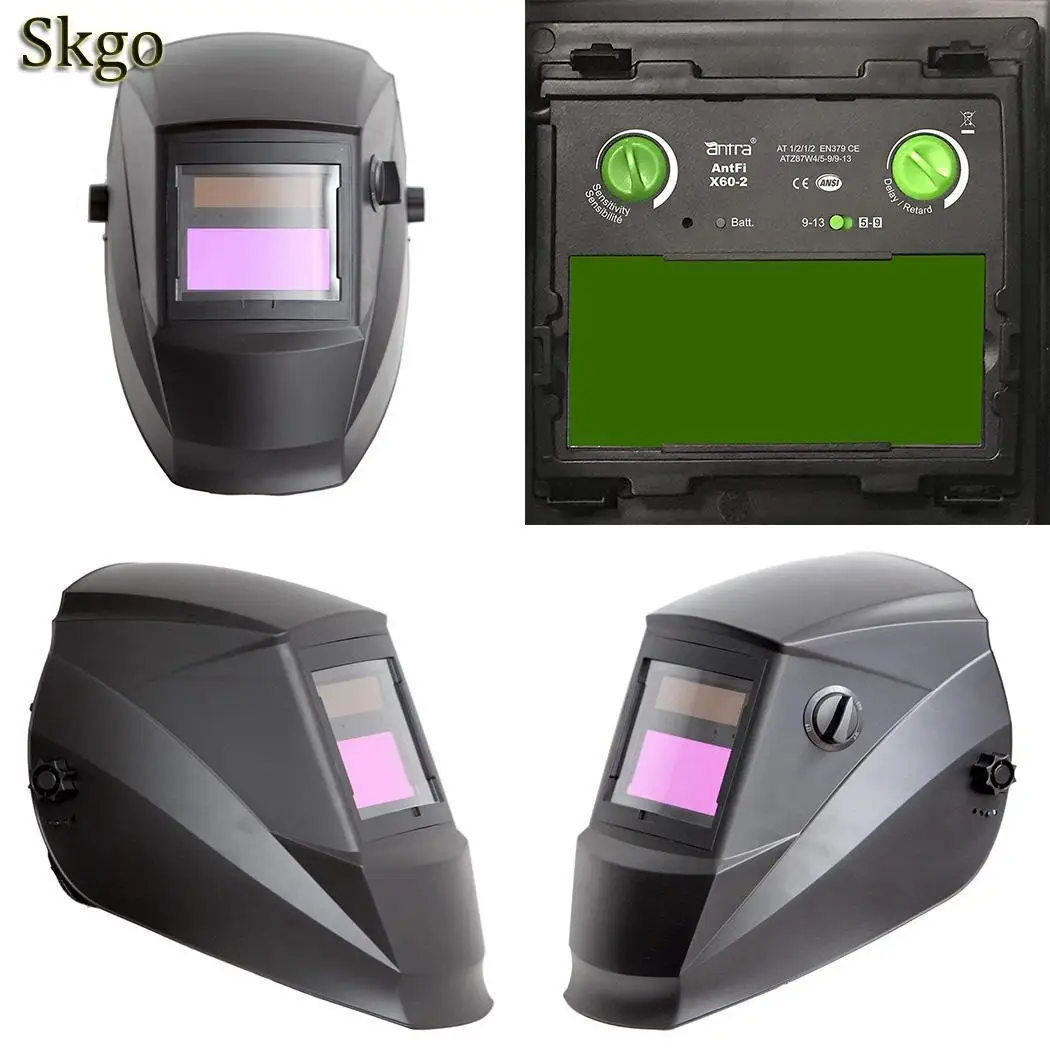 Solar Fully Automatic Radiation Protection Darkening Welding 0.4ms~0.8ms -5 - 55C DIN 15 0.0002ms Helmet | Инструменты