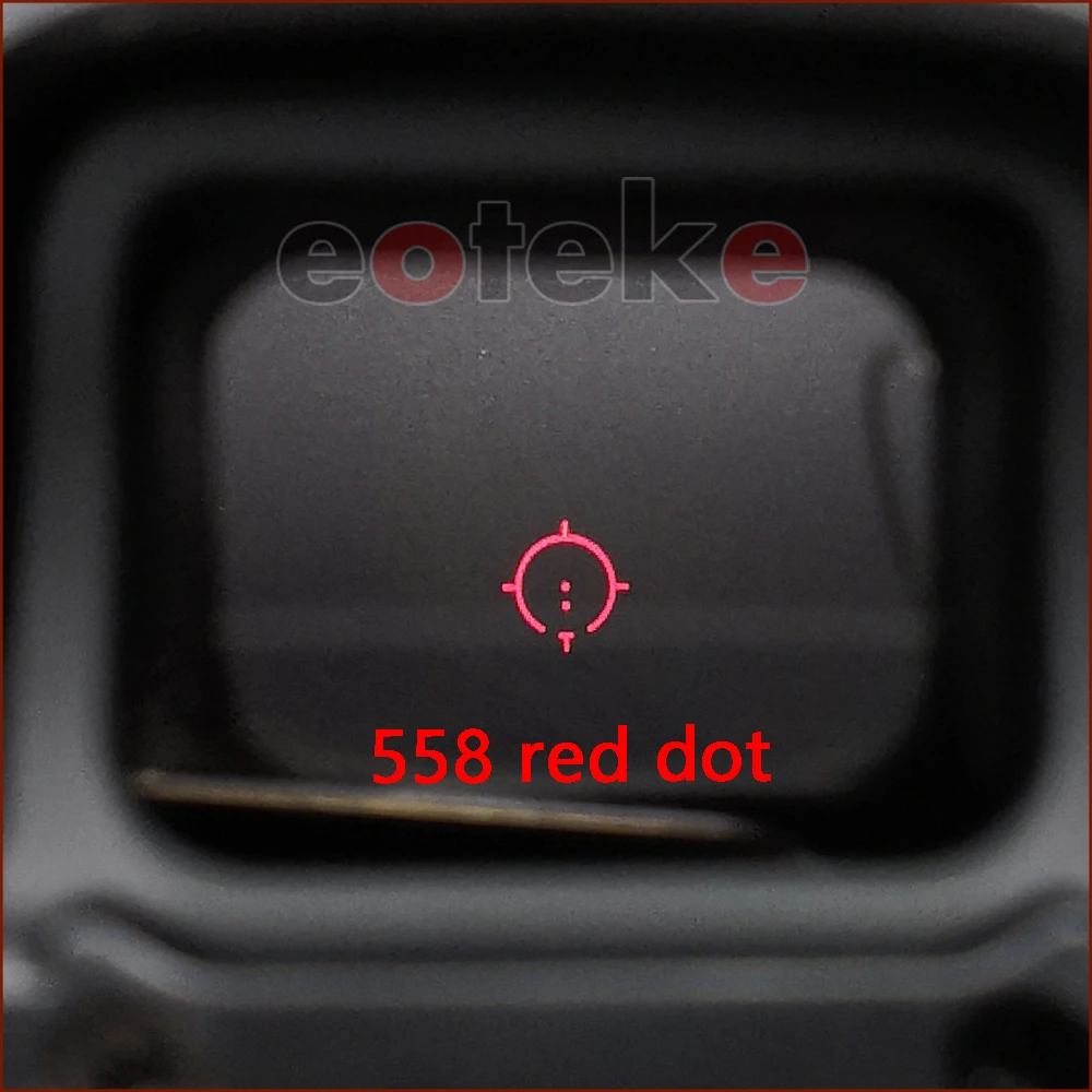 прицел охота 558 и Лупа Сфера Зрение комплект 3X Magnifier голографический красная