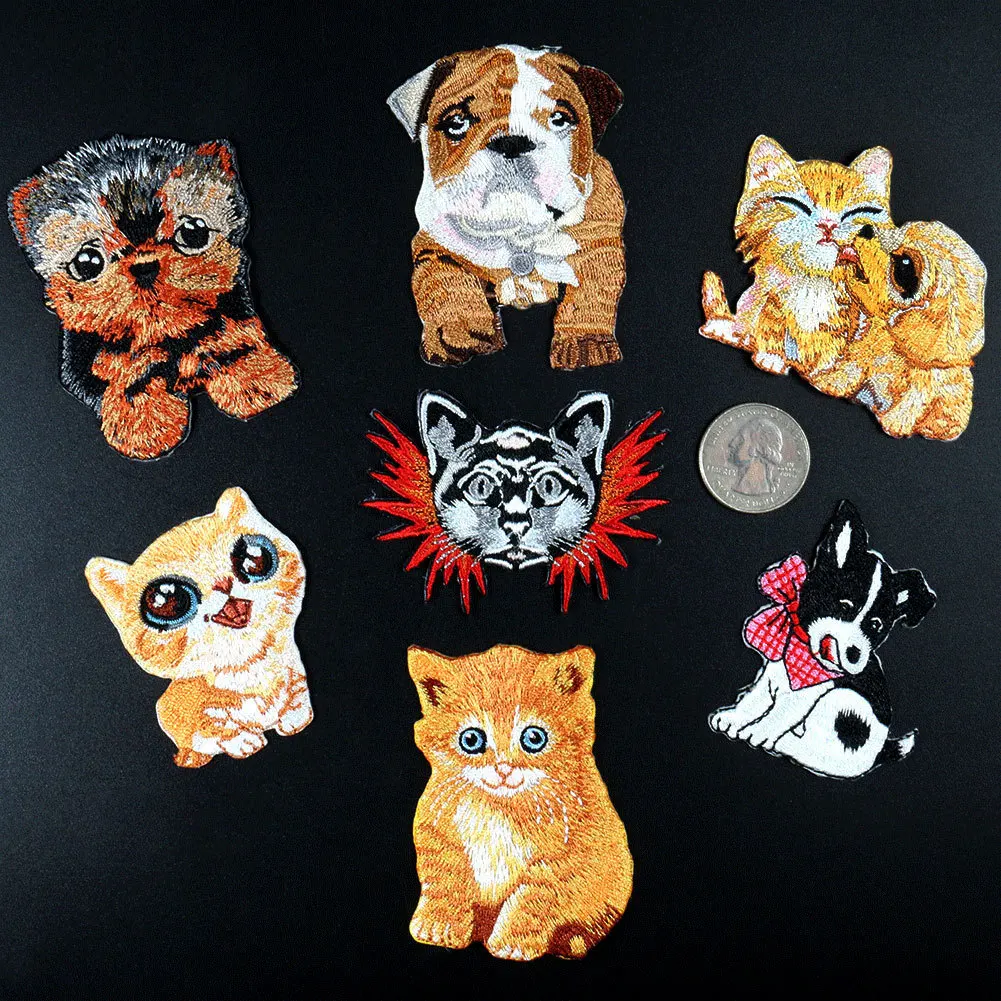 2019 Высокое качество Kawaii кошки собаки друзья значки мультфильм белка DIY украшения