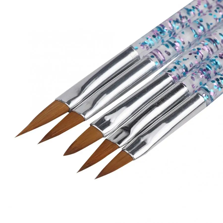 Аксессуары для ногтей щетка 5 шт. кристальная ручка дизайна набор инструментов