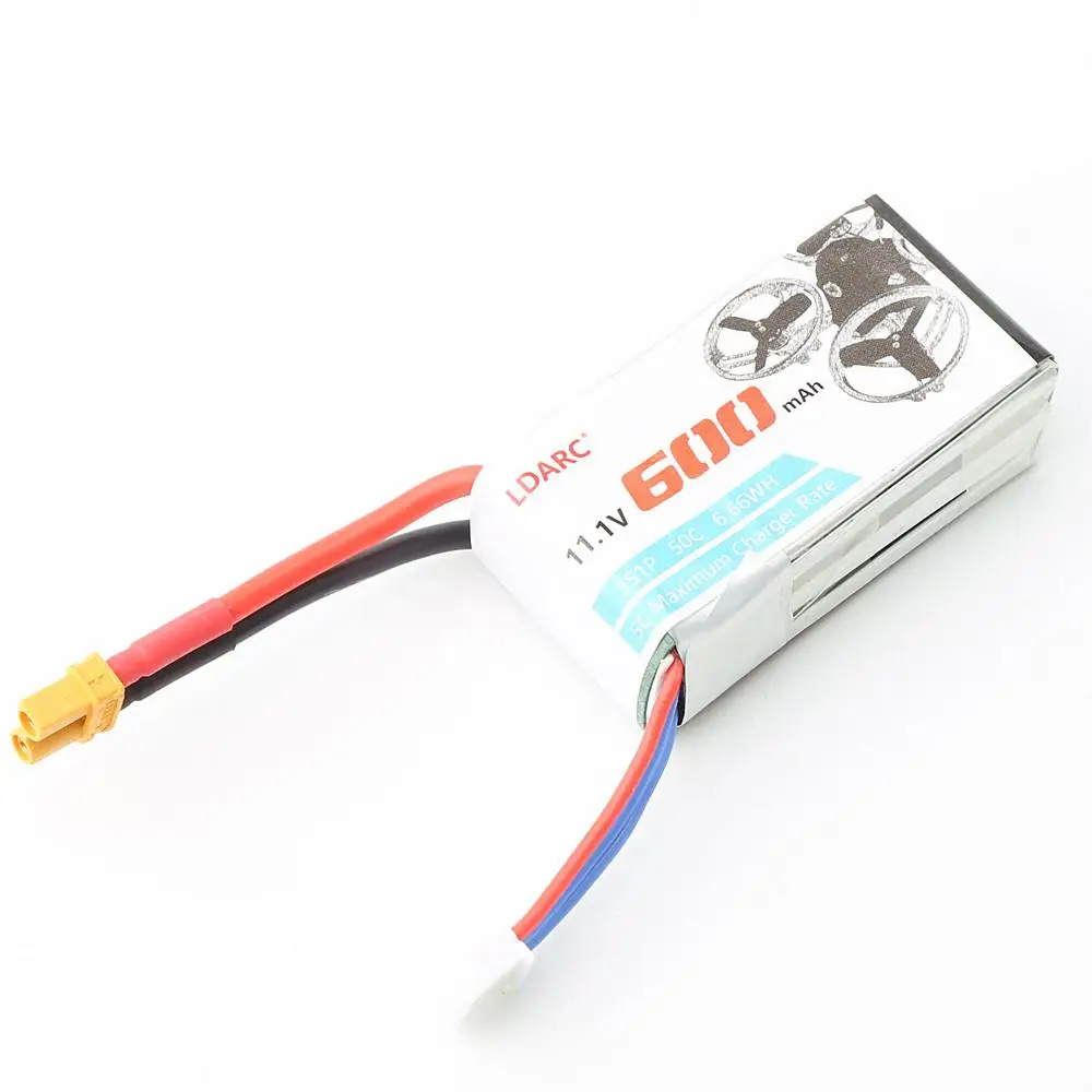 RCtown 2 шт. LDARC 600 мАч 3S 11 1 V 50C/100C Lipo Батарея с XT30 разъем для небольшой гоночный Дрон