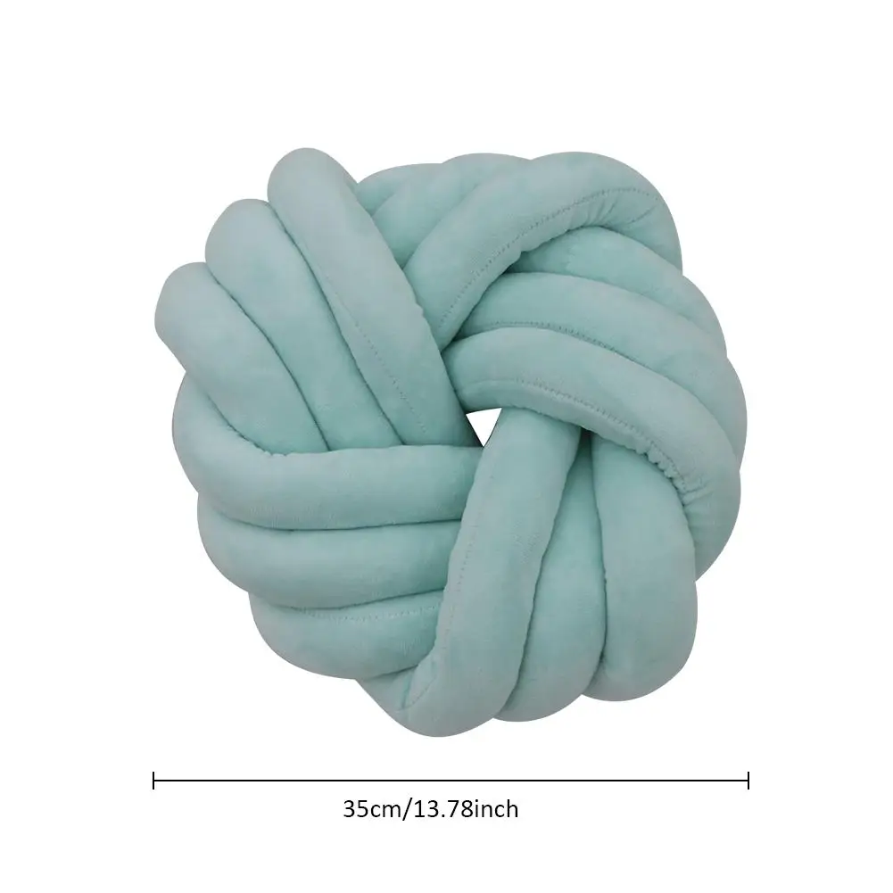 

Plush Knot Ball Pillow Baby Room Lumber Stuffed Gift Office Back Seat Pillow Bedroom Decoration
