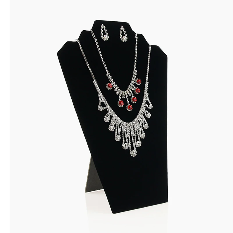 Mannequin Necklace Earrings Stand Jewelry Pendant Display Show Holder Black | Украшения и аксессуары