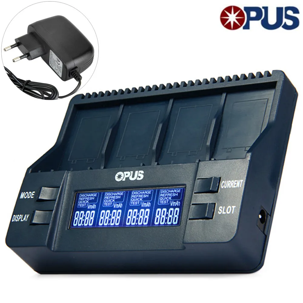 Высокое качество Opus BT C900 4 слота 9 В литий ионная NiMh цифровая аккумуляторная