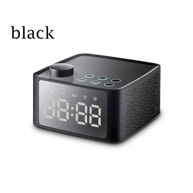 Bluetooth 5 0 беспроводной динамик цифровой будильник портативный сабвуфер