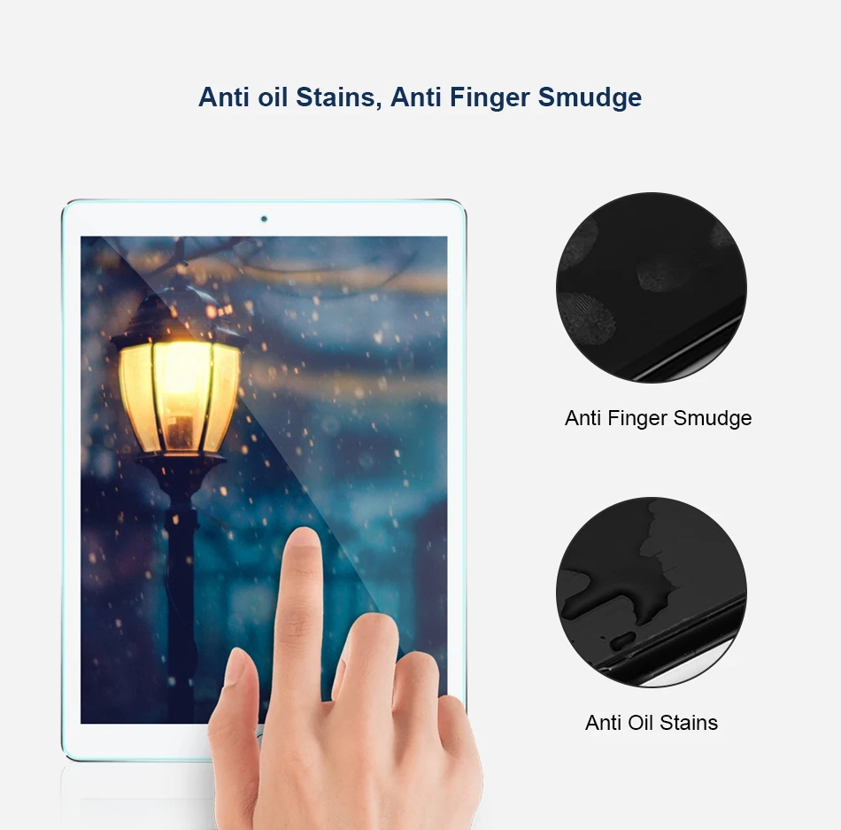 KISSCASE Премиум протектор экрана из закаленного стекла для iPad Air 1 2 Mini 3 4 защитный