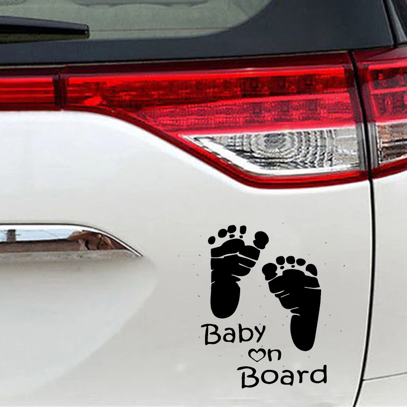 

Baby In The Car Baby Feat Window Sticker Vinyl Car Packaging Applique Personalized Decoration