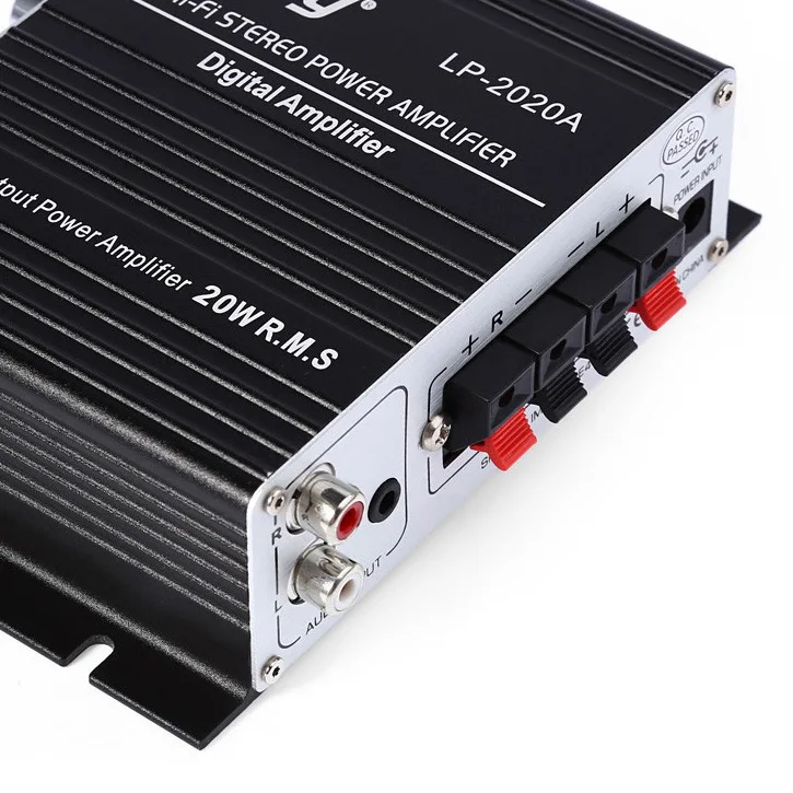 Lepy Lp 2020A Class D Hi Fi аудио мини усилитель с блоком питания lp202020a Eu Plug|MP3-плееры| |
