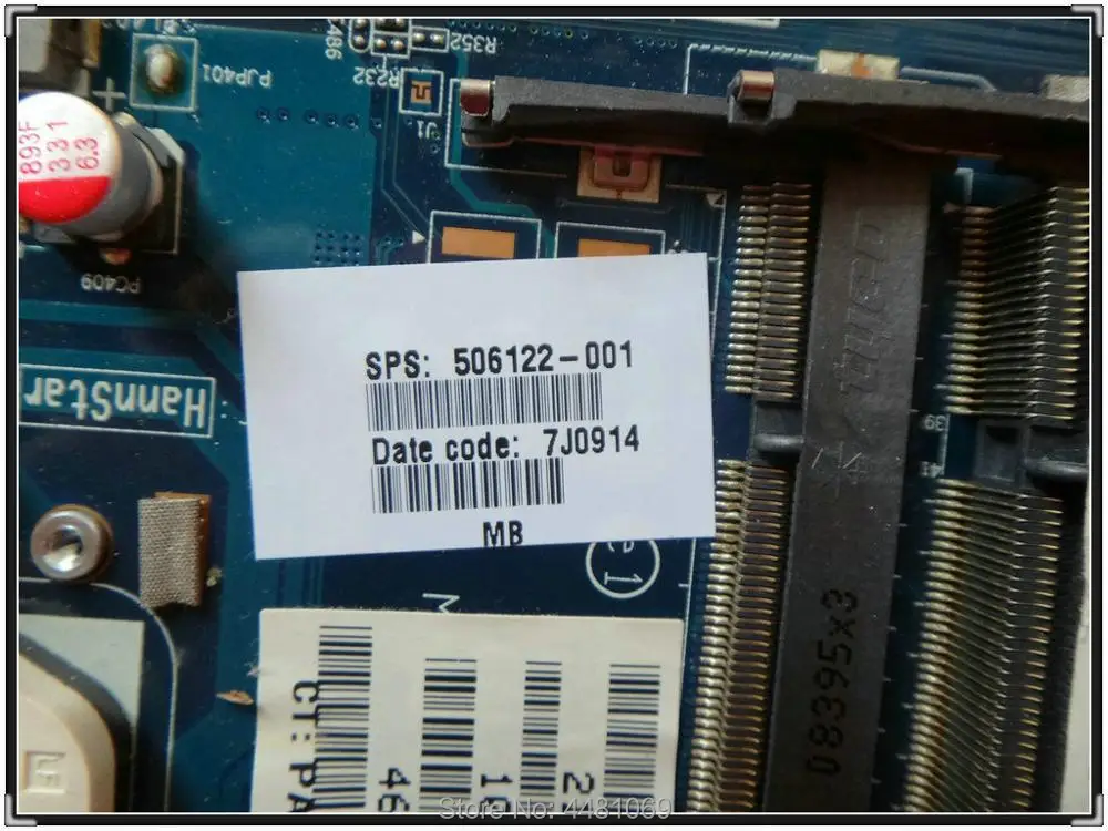 506122-001 смартфон для ноутбука HP Pavilion LA-4092P Женская материнская плата 100% дюймов