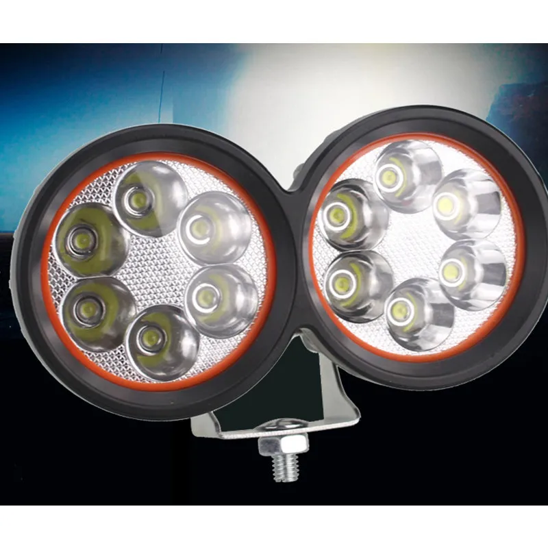 CARCHET DC12 80V водонепроницаемый мотоциклетный прожектор светодиодный фары 12