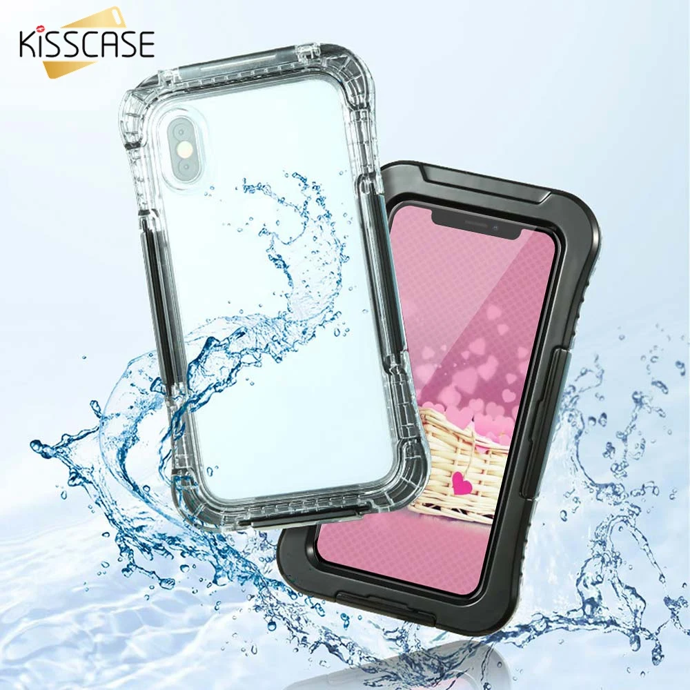 KISSCASE водонепроницаемый чехол для телефона iPhone X XS 11 Pro MAX XR 7 8 подводной фотографии