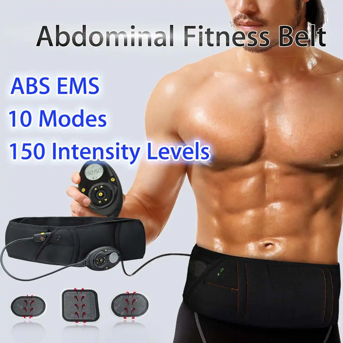 

NEW EMS Electric Slimming Belt Abdominal Muscle Lose Weight Fitness Massage Sway Vibration Belly Muscle Waist Trainer Stimulator