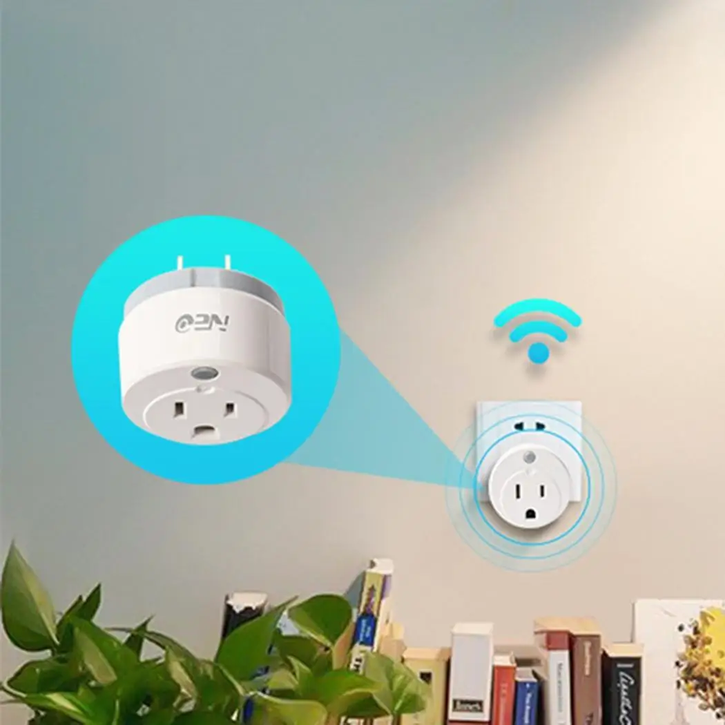 WiFi US Plug APP дистанционное управление умная розетка 13A Поддержка 45m Alexa Google White 2 4 GHz