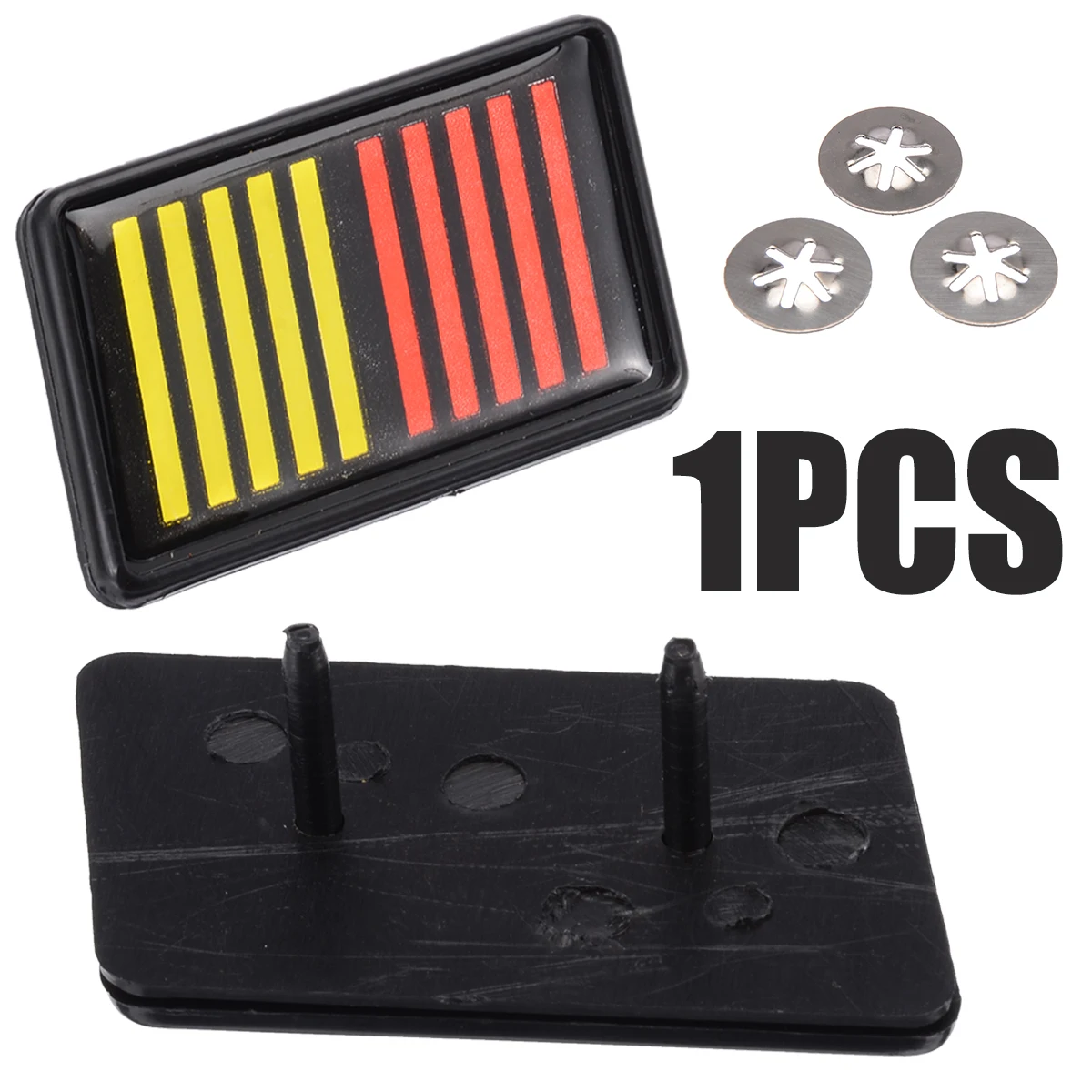 1 комплект для автомобиля красный желтый черный Ralliart полоса решетка эмблема