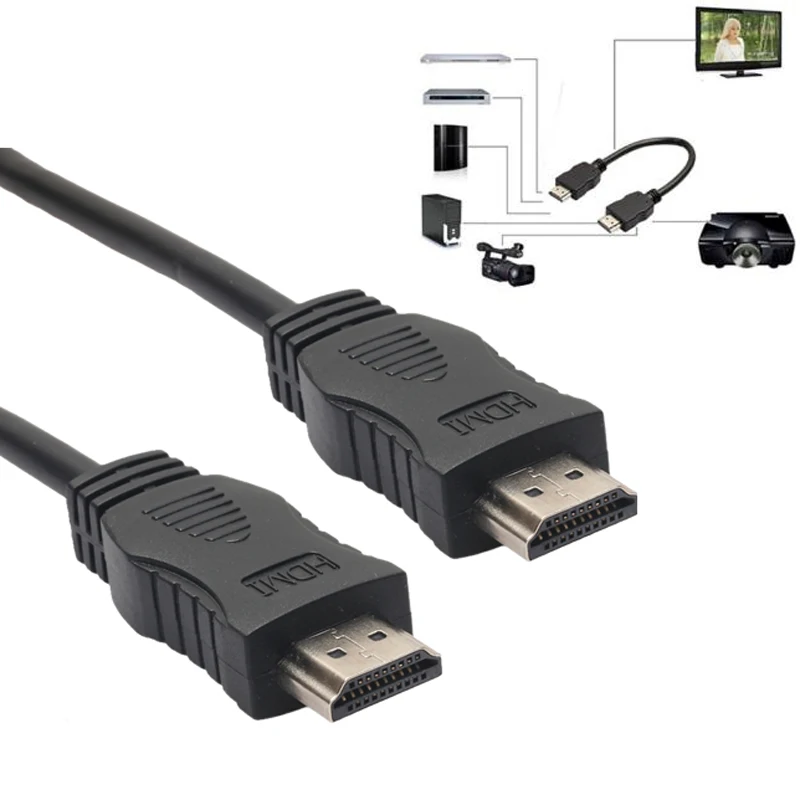 Высокоскоростной позолоченный HDMI совместимый кабель 1 4 HDTV с подходит для mp3