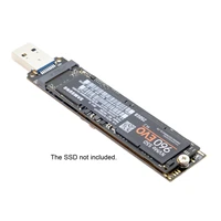 nvme m key m 2 ngff ssd external pcba to usb 3 0 conveter adapter card flash disk type